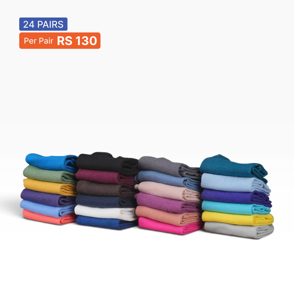 Ankle Socks (Pack of 24) Multicolor