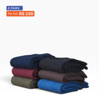 Ribbed Crew Socks (Pack of 6) Multicolor