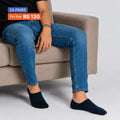 Ankle Socks (Pack of 24) White,Black & Navy
