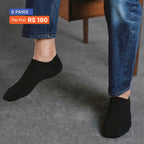 Ankle Socks (Pack of 6) All Black