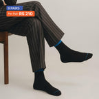 Cuff Socks Black (Pack of 9) Multicolor Cuff