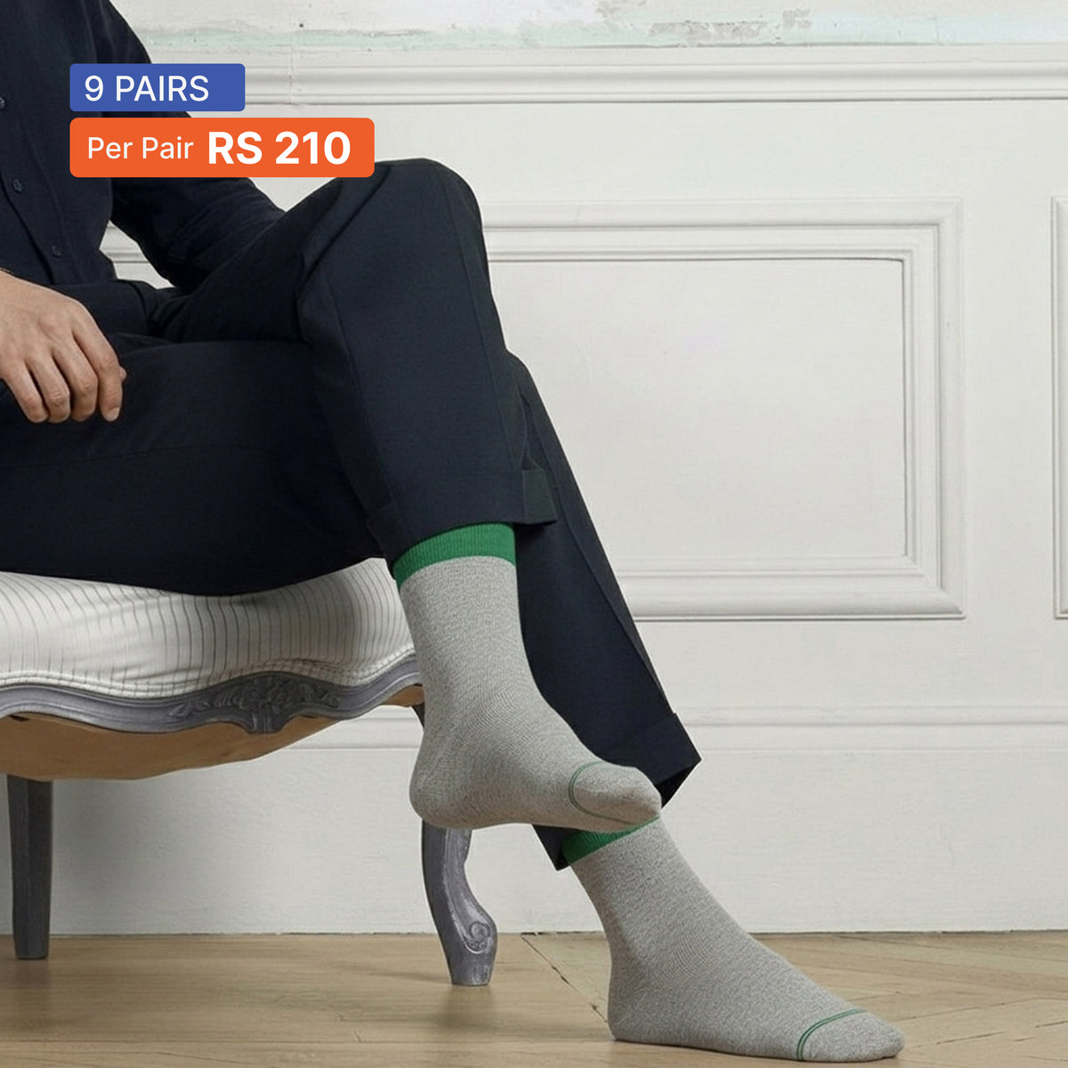 Cuff Socks Acru (Pack of 9) Multicolor Cuff
