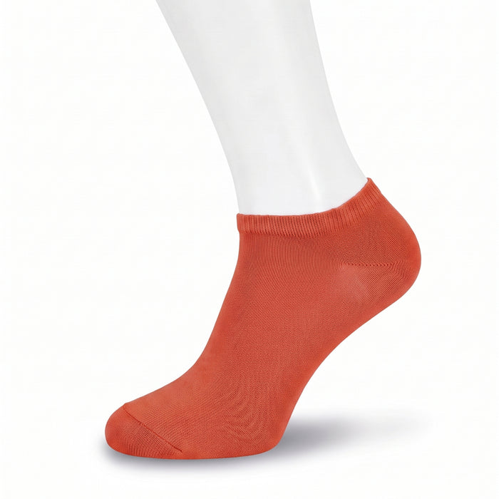 Unisex Plain Georgia Peach Sneaker Socks