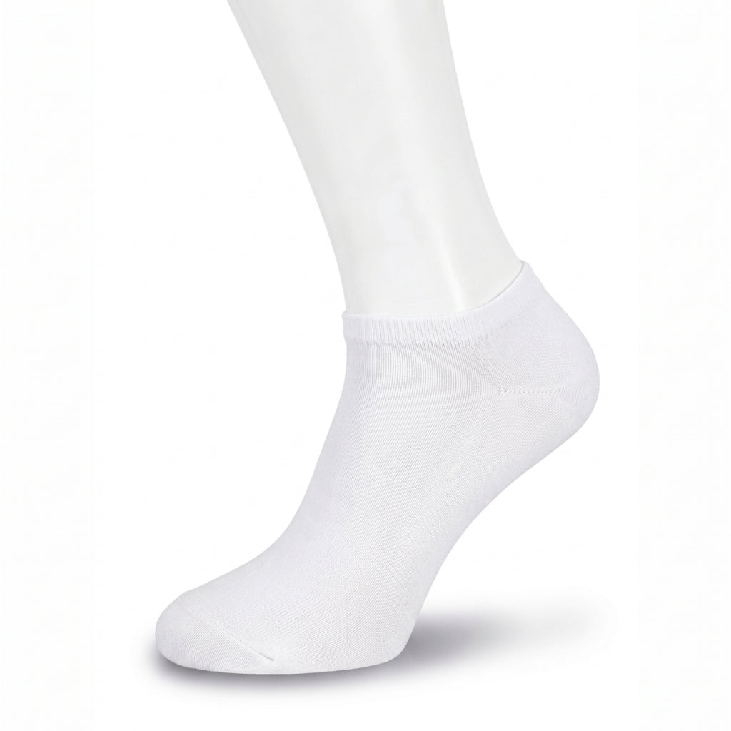 Ankle Socks (Pack of 24) White,Black & Navy