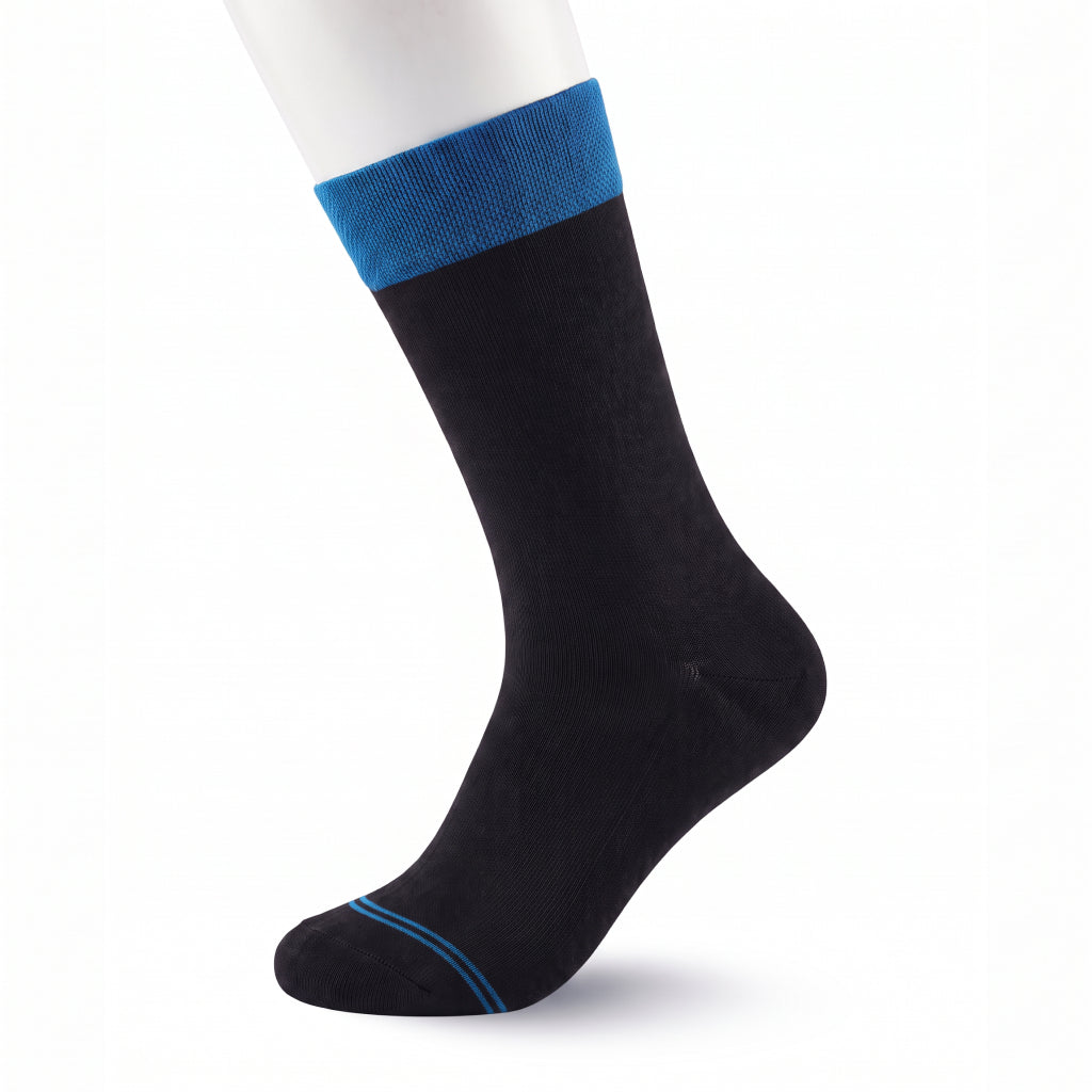Cuff Socks Black (Pack of 6) Multicolor Cuff