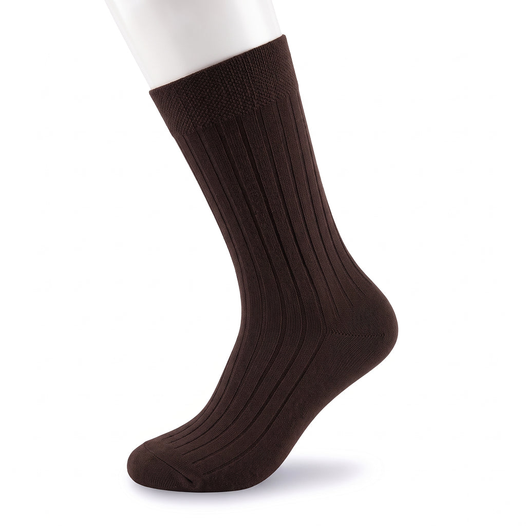 Ribbed Crew Socks (Pack of 9) Multicolor
