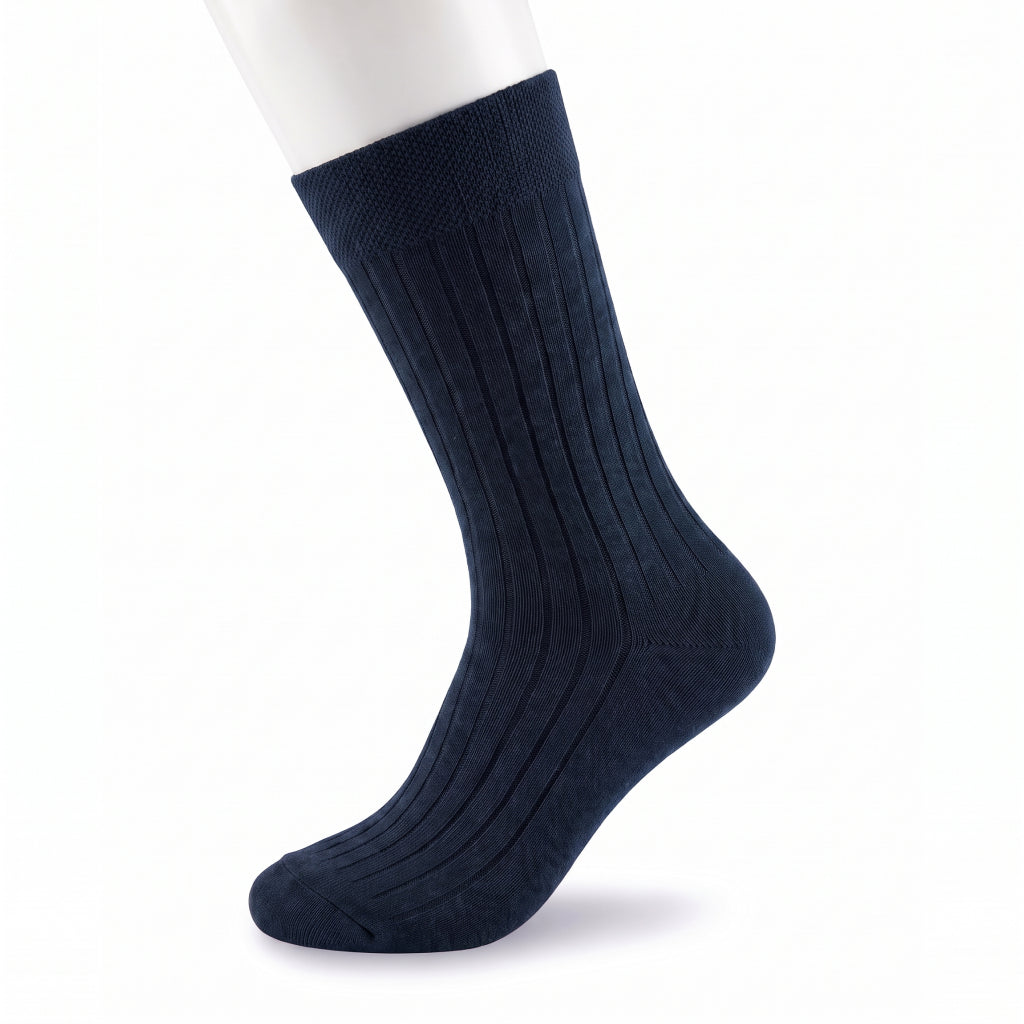 Ribbed Crew Socks (Pack of 3) Multicolor