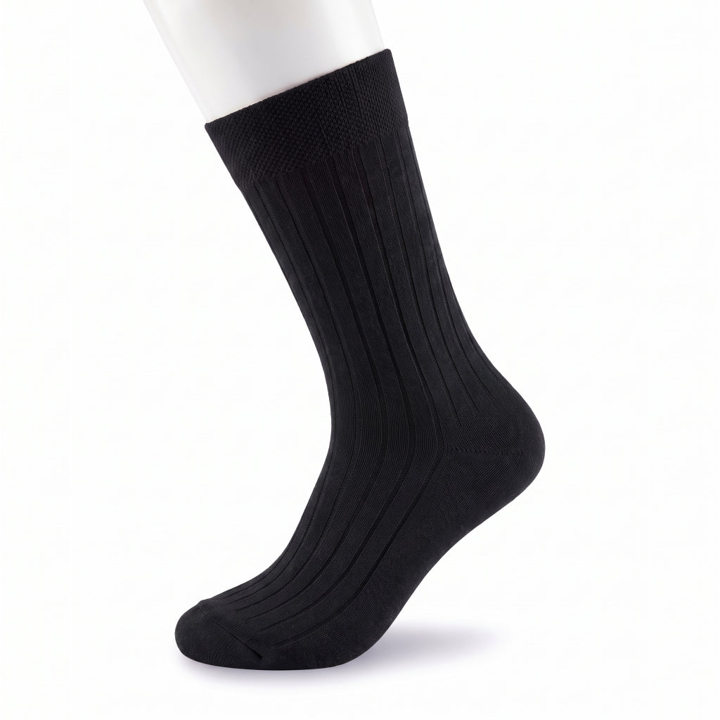 Ribbed Crew Socks (Pack of 3) Multicolor