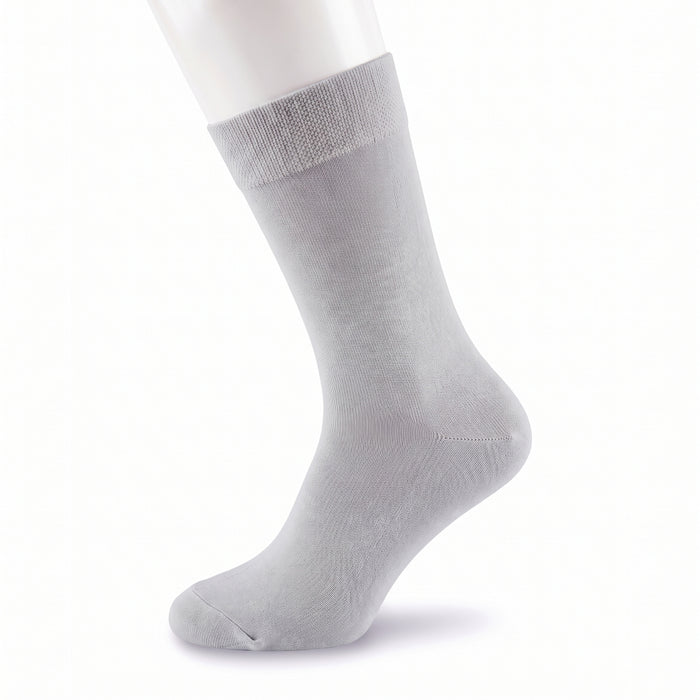 Unisex White Casual Cotton Socks