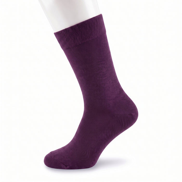 Unisex Vivid Viola Casual Cotton Socks