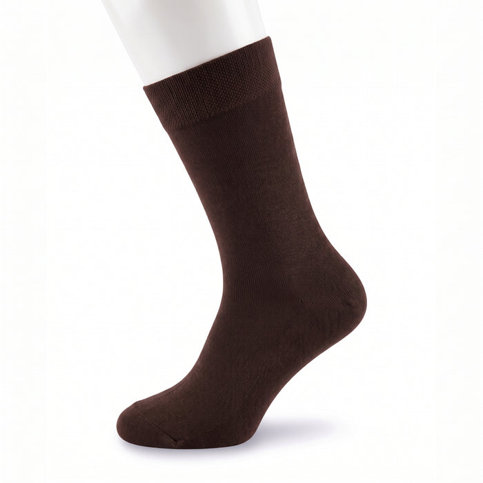 Unisex Brown Casual Cotton Socks