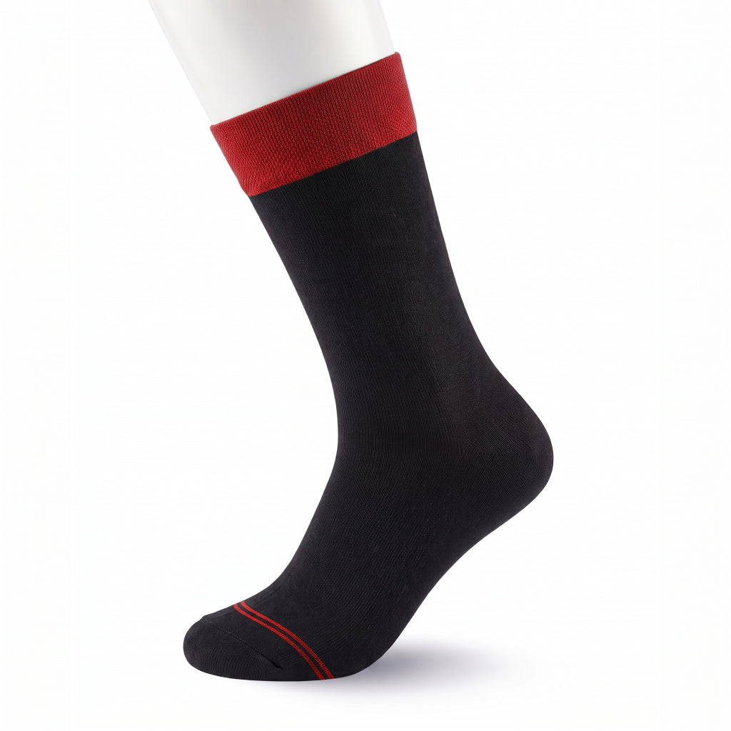 Cuff Socks Black (Pack of 12) Multicolor Cuff
