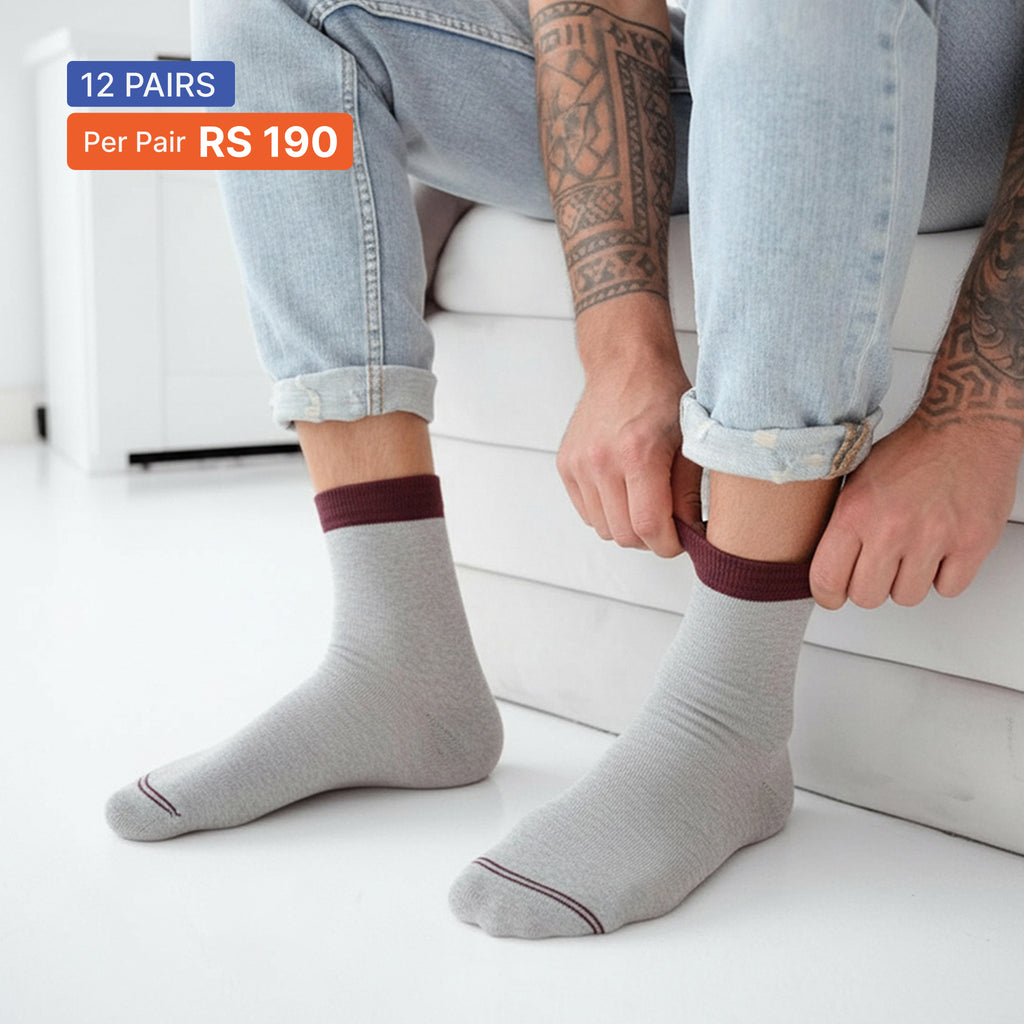 Cuff Socks Acru (Pack of 12) Multicolor Cuff