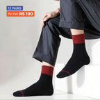 Cuff Socks Black (Pack of 12) Multicolor Cuff